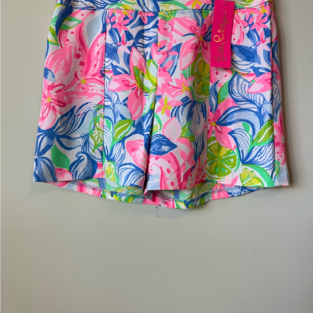 Lilly Pulitzer Ariana stretch shorts Havana cocktail size 2 nwt